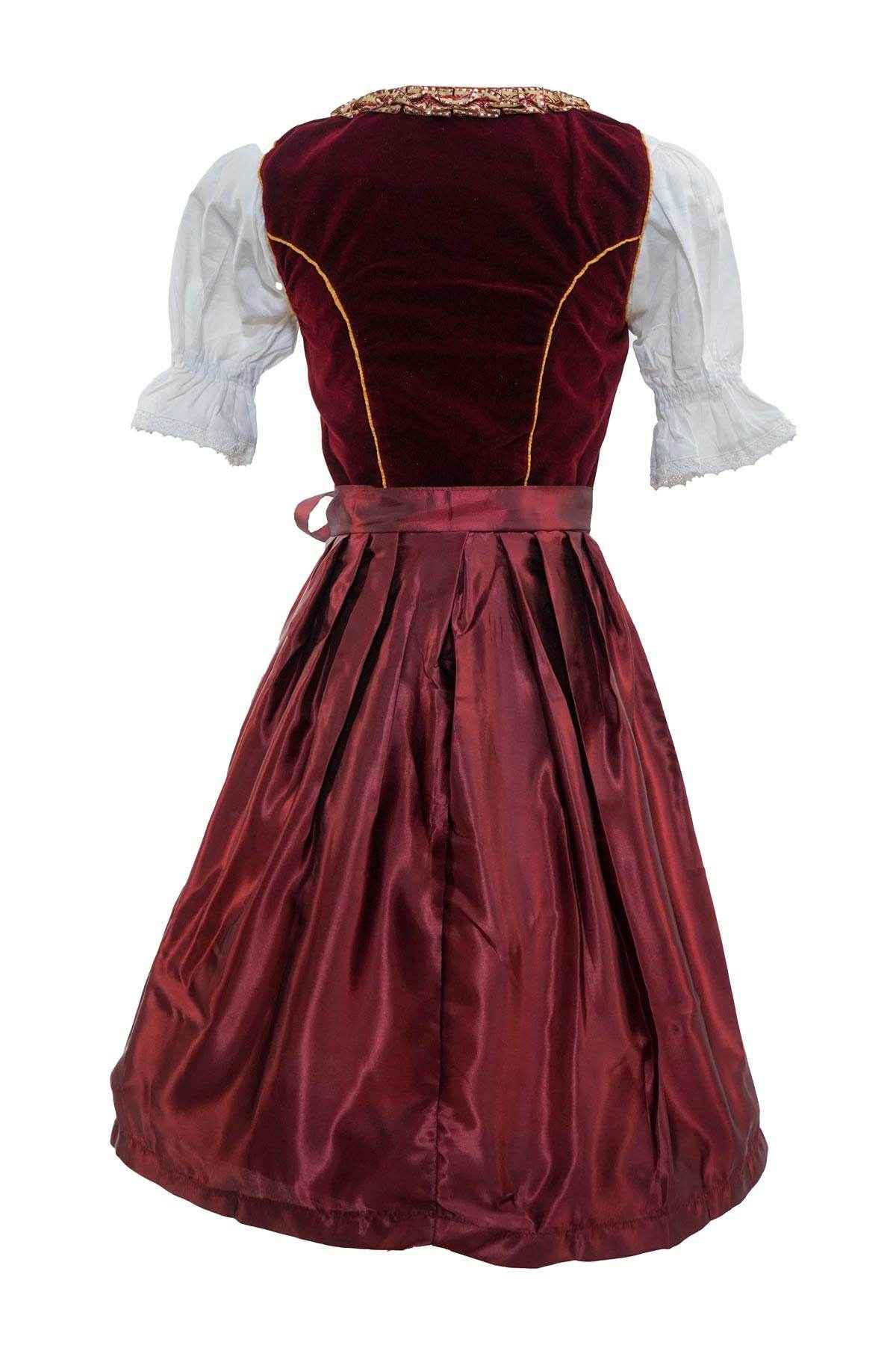 Edles Dirndl Set mit Bluse, Schürze und Mieder