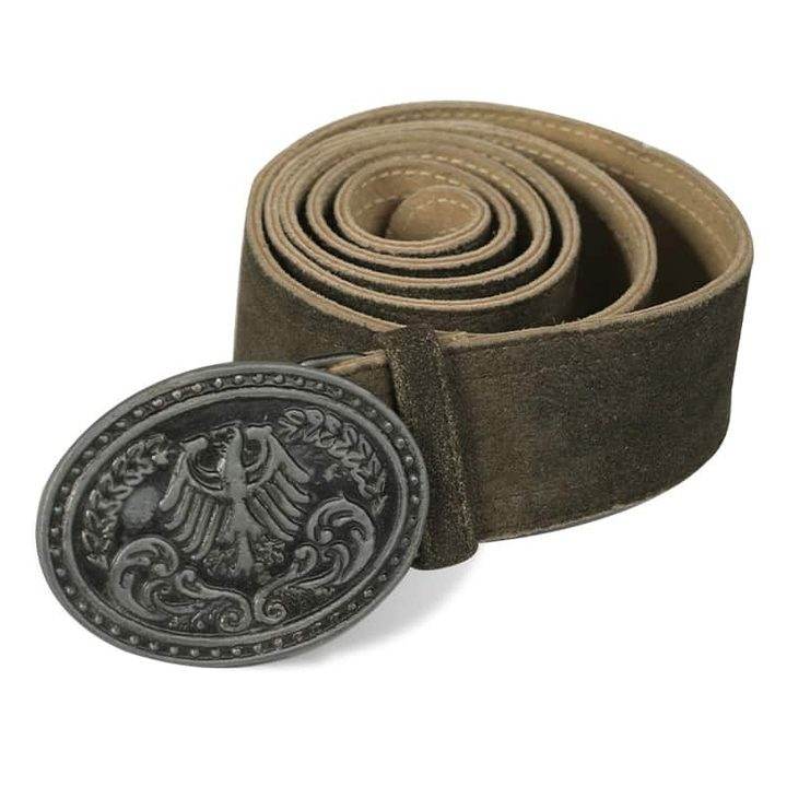 Lederhosen Gürtel für Oktoberfest Herren – handgefertigt aus Leder - Lederhose Herren