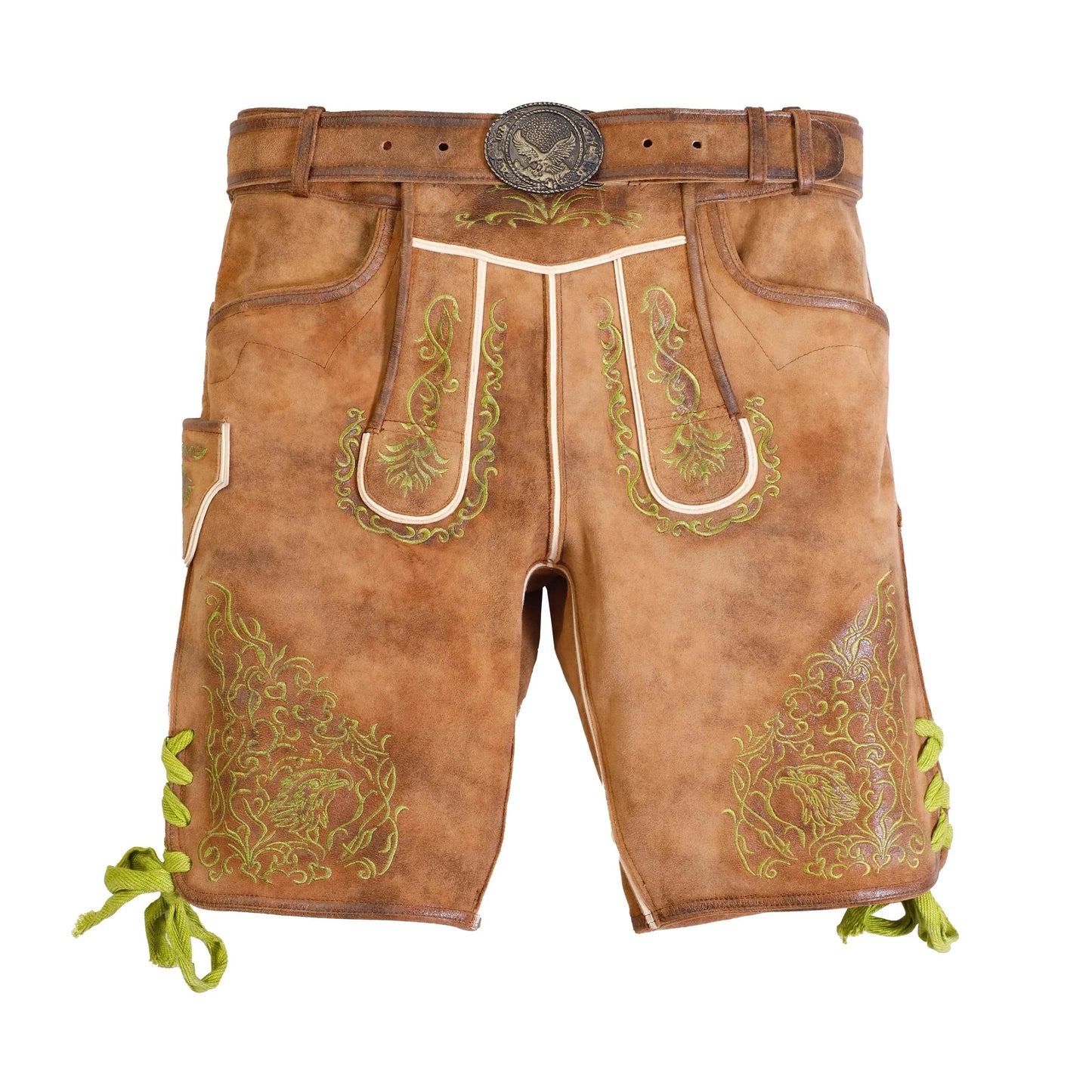 Lederhose Kurz Herren echt Leder mit Alpenflair und Stil - Lederhose Herren