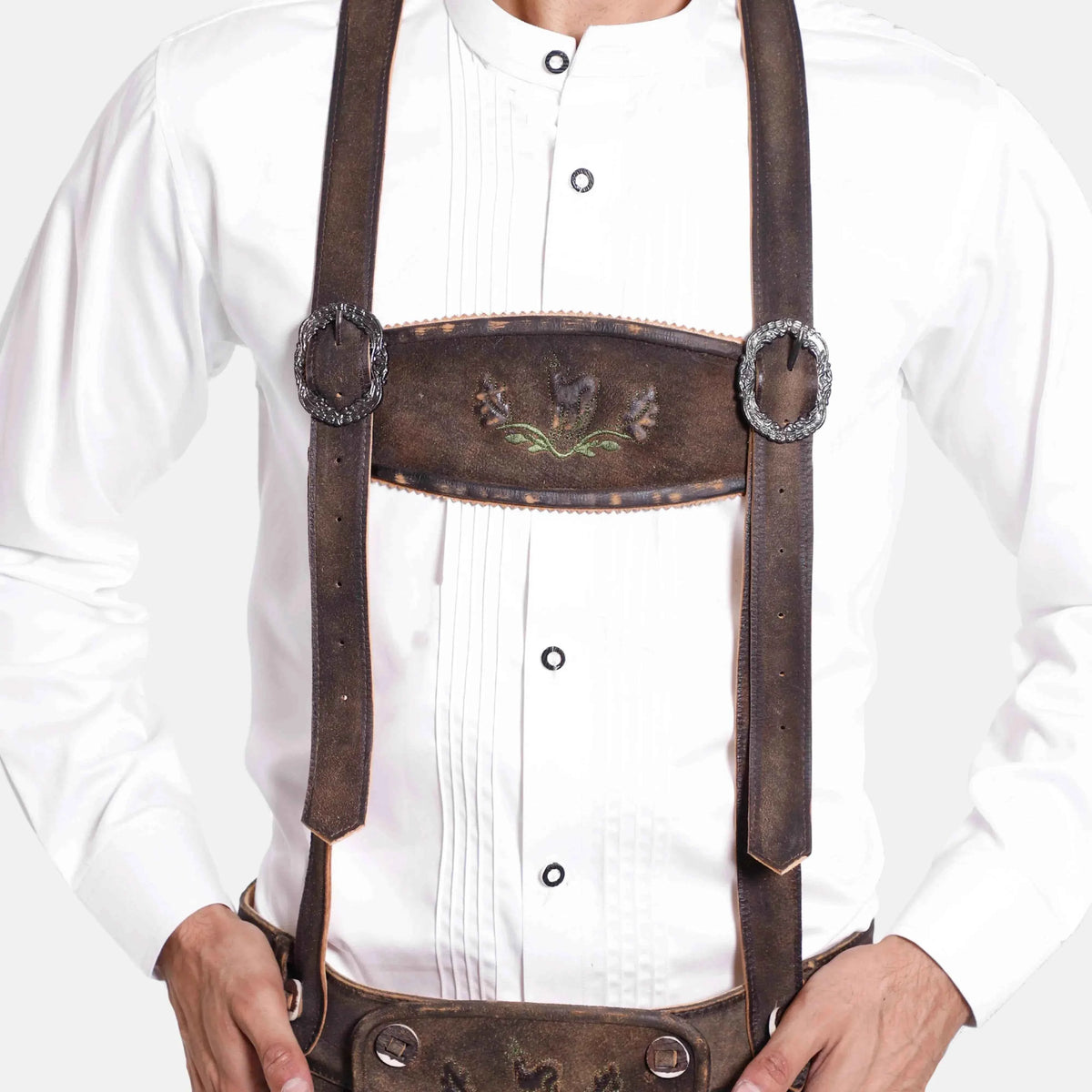 Echtleder Hosenträger für Herren zur Lederhose