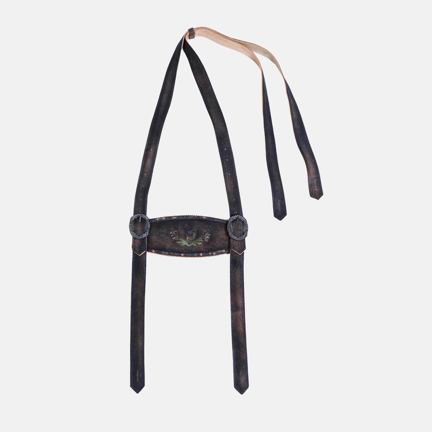 Lederhosen Hosenträger aus Echtleder – Traditionelle Trachtenoptik - Lederhose Herren