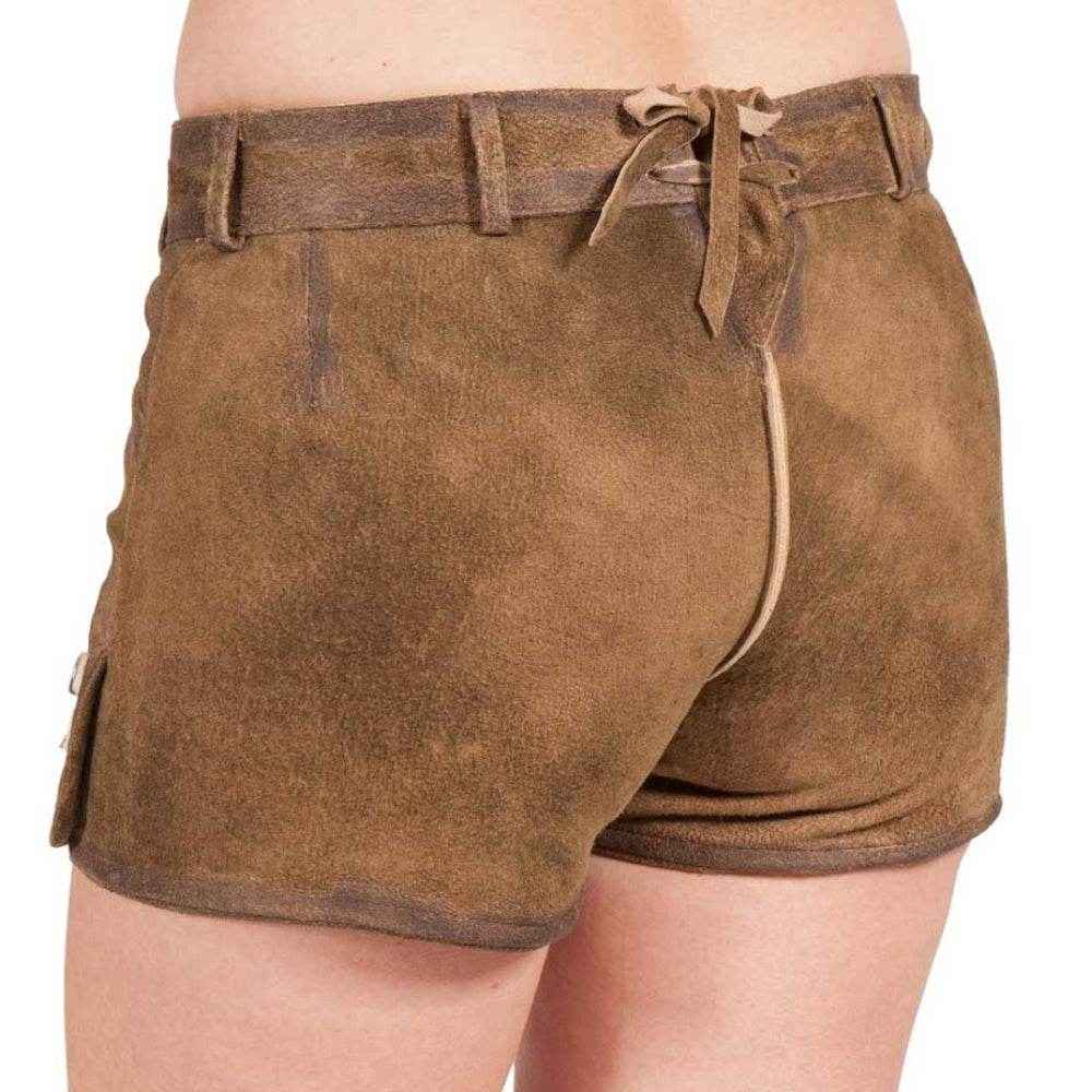 Damen Trachtenhose mit Karodetails am Bund