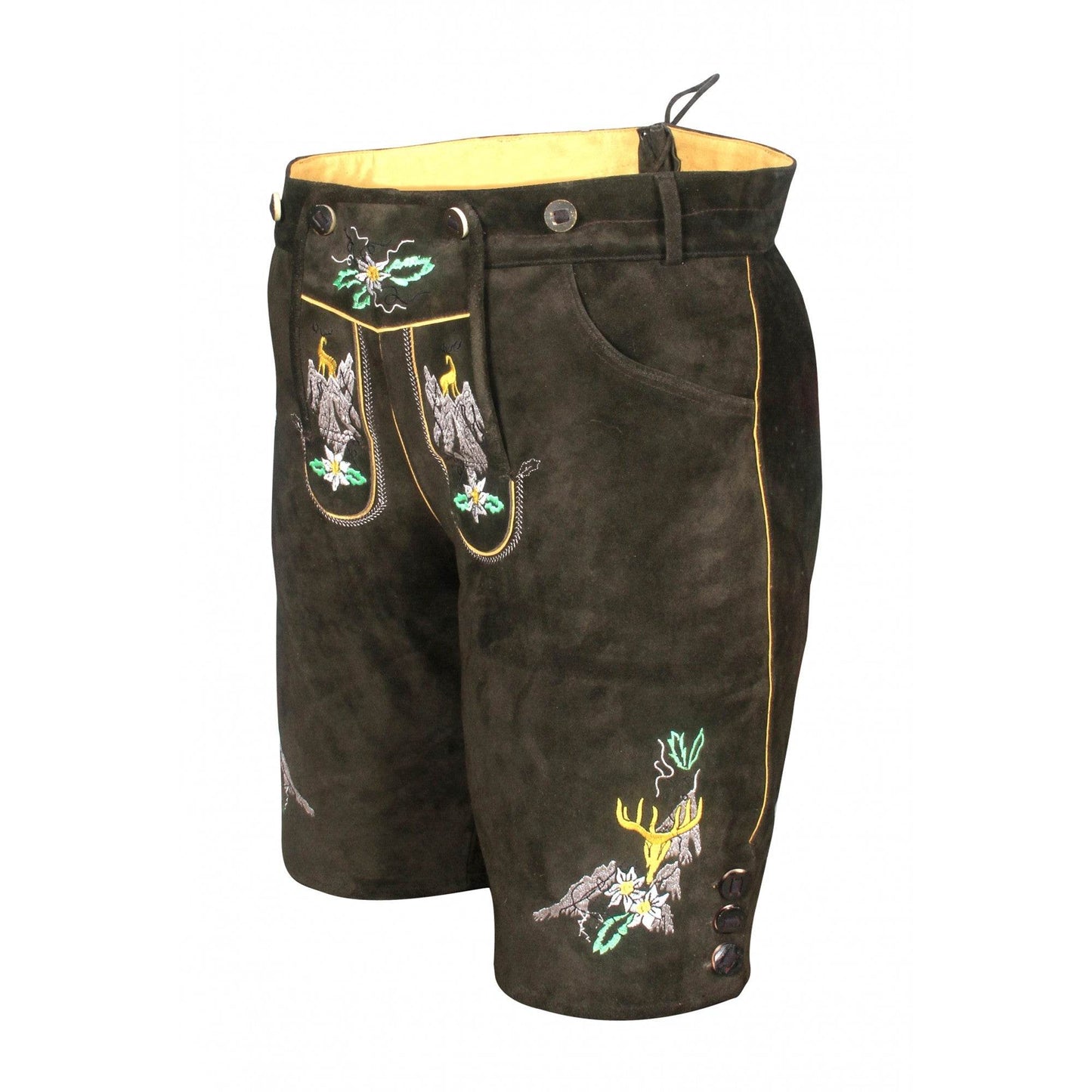 Trachten Lederhose für Damen mit traditionellem Schnitt - Lederhose Herren