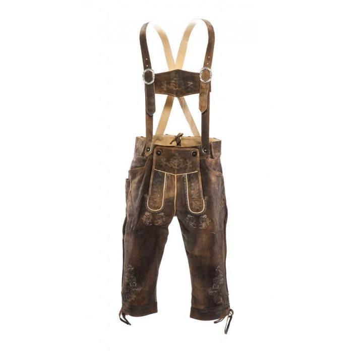 Authentische Alpen Lederhose Herren mit Brauchtumskraft - Lederhose Herren