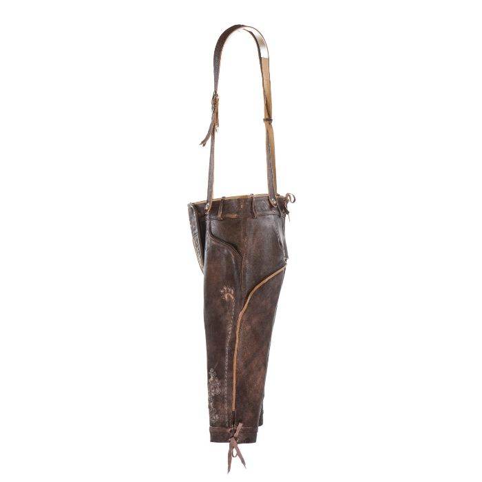 Authentische Alpen Lederhose Herren mit Brauchtumskraft - Lederhose Herren