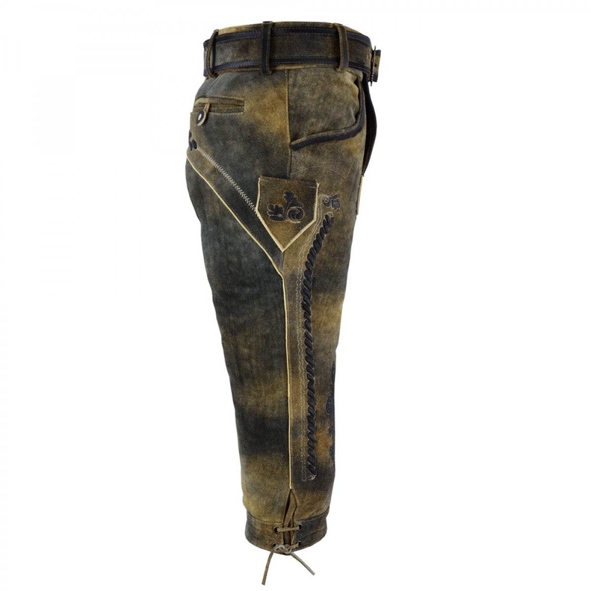 Bundhose Herren für Brauchtumsfeste und Bergwanderung - Lederhose Herren