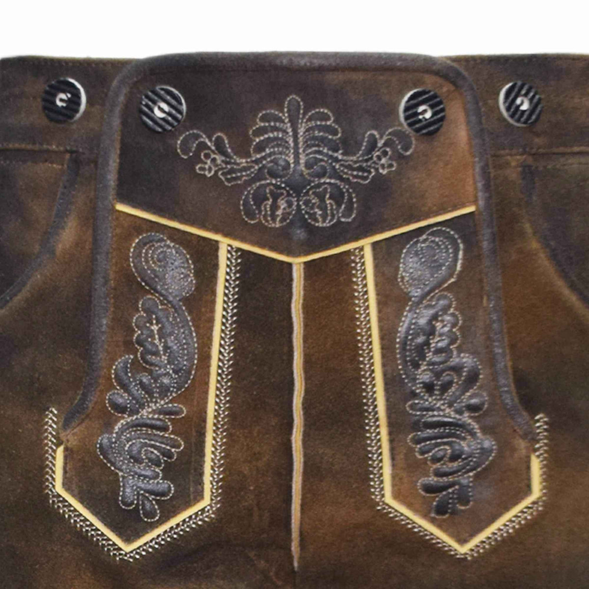 Zünftige Trachten-Bundhose mit Hirschstickerei