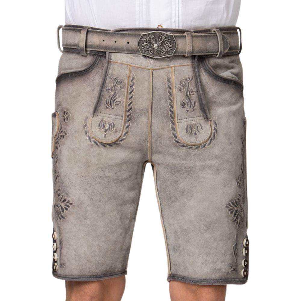 Traditionelle Lederhose Herren für Trachtenliebhaber echt - Lederhose Herren
