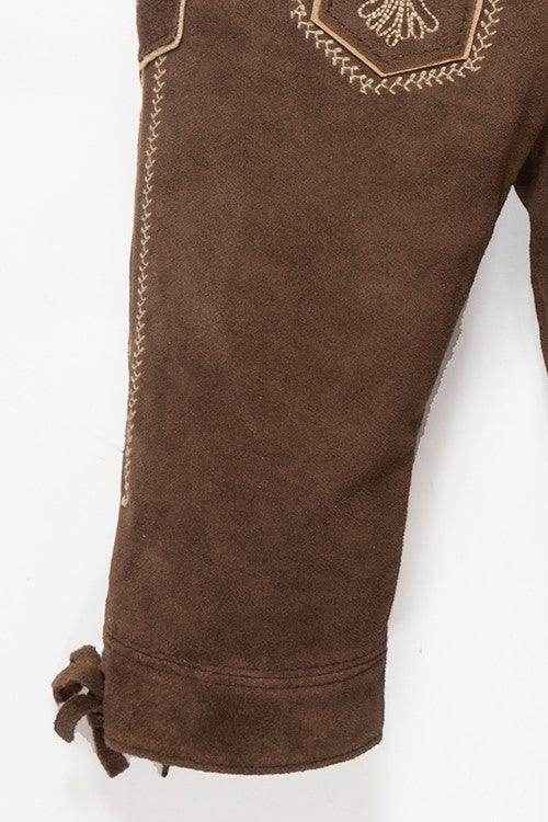 Trachtenhose Herren für Kirchweih mit Stickelementen