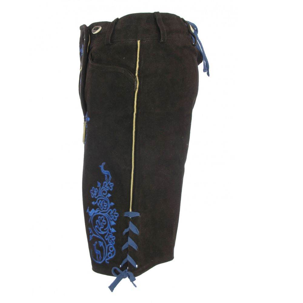 Bayerische Lederhose Herren Wildleder Oktoberfest Look - Lederhose Herren