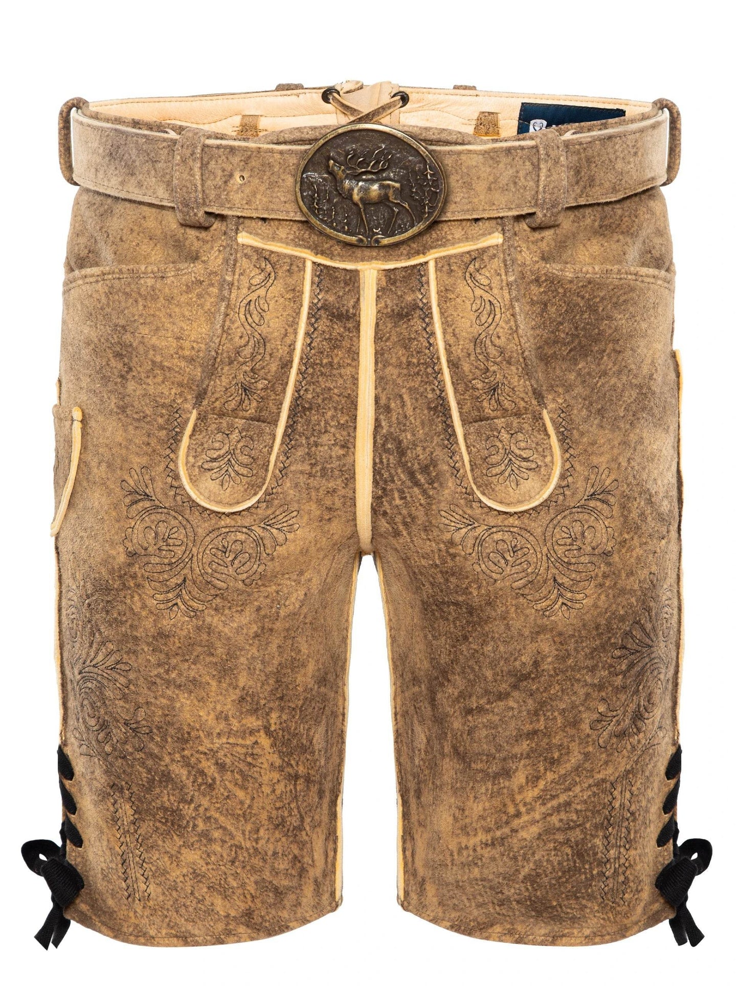 Traditionelle Lederhosn Herren im Alpenlook zur Wiesn - Lederhose Herren