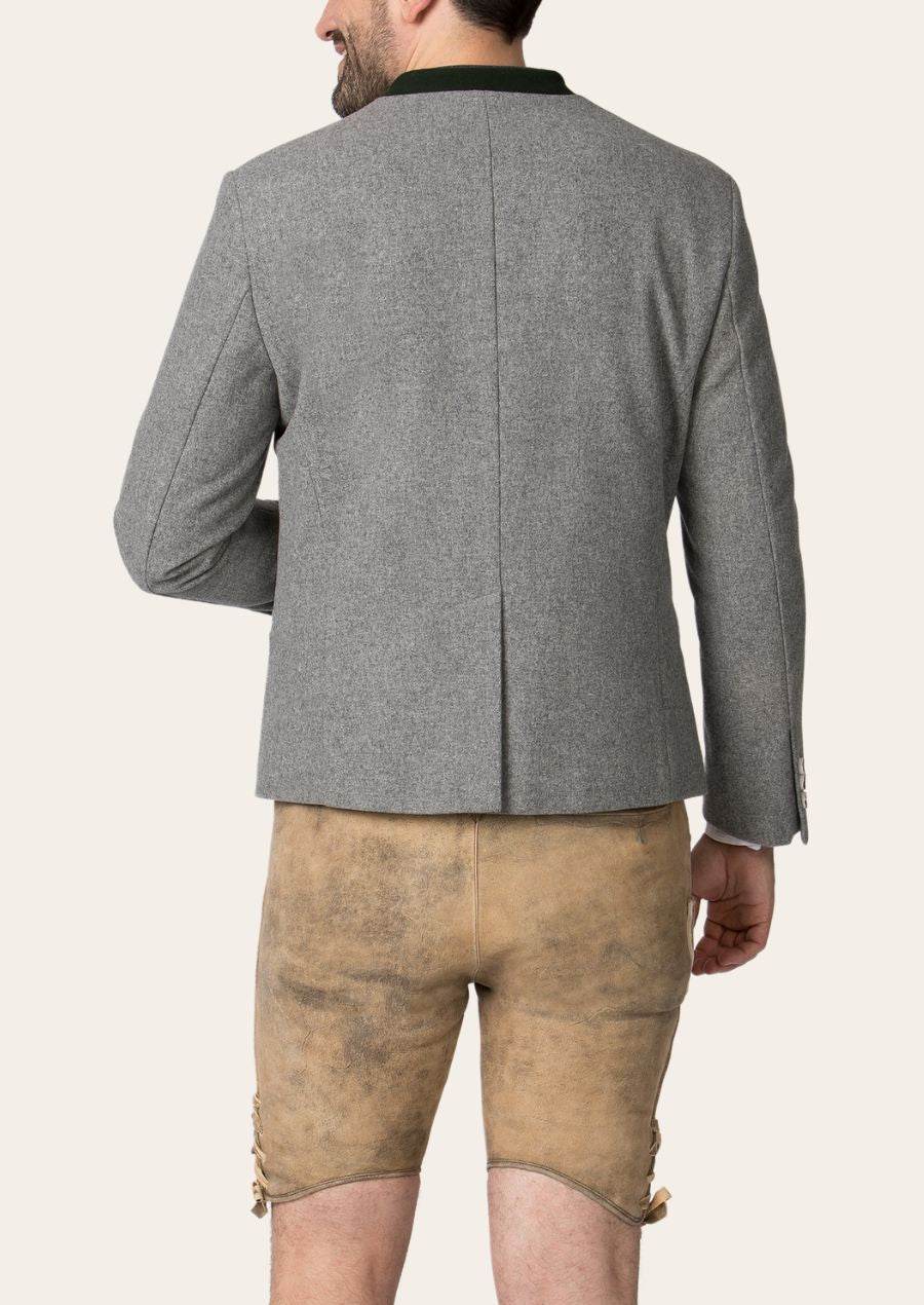Herren Jacke Tracht bayerisch geschnitten mit Hirschhornknöpfen - Lederhose Herren