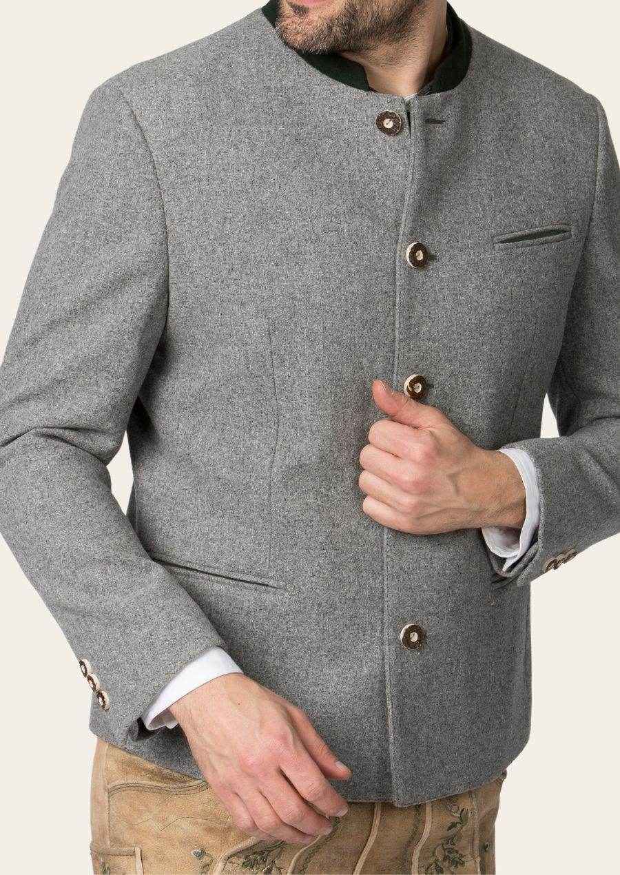 Bayerische Trachtenjacke Herren mit Hirschhornknöpfen