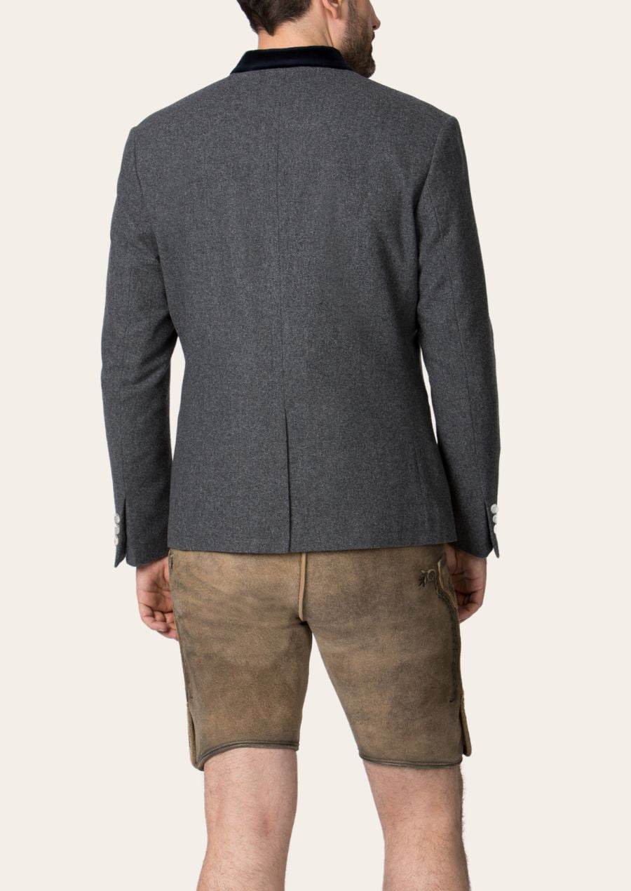 Trachtenjacke für Männer mit Stickerei und alpenländischem Look - Lederhose Herren