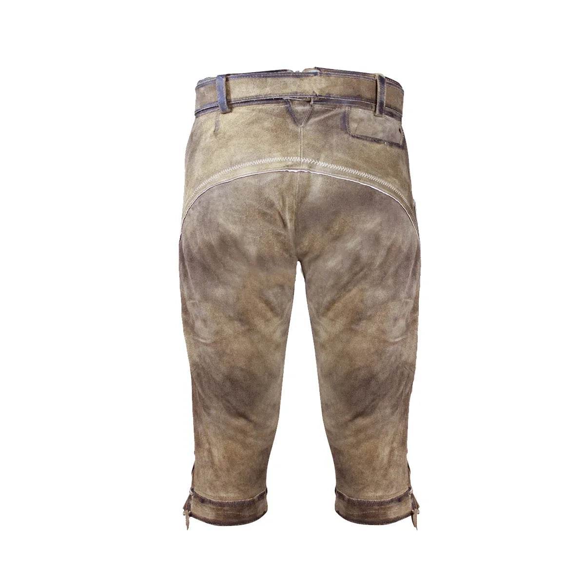 Zünftige Trachtenbundhose aus Leder für Volksfeste - Lederhose Herren