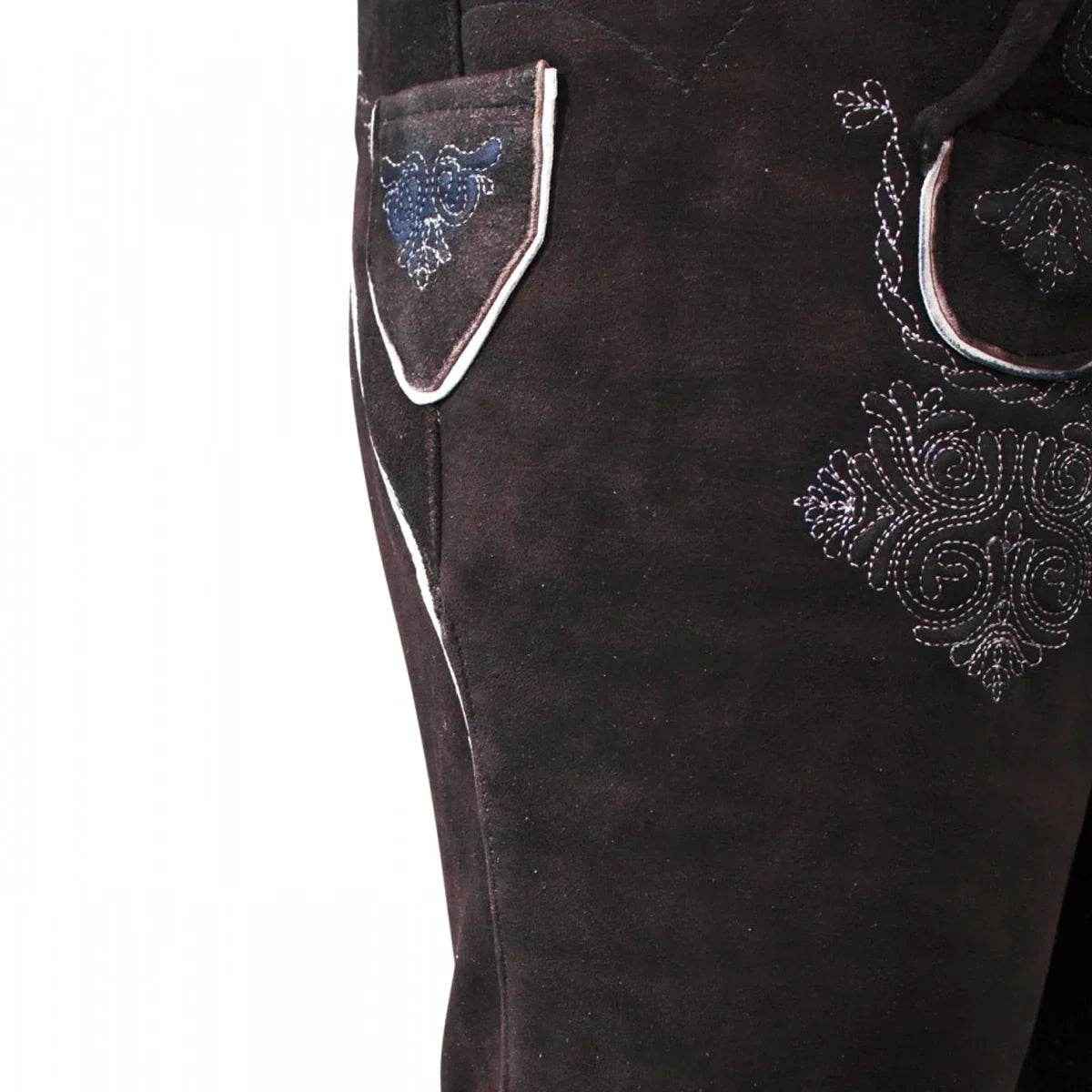 Klassische Wildleder Bundhose im alpenländischen Look