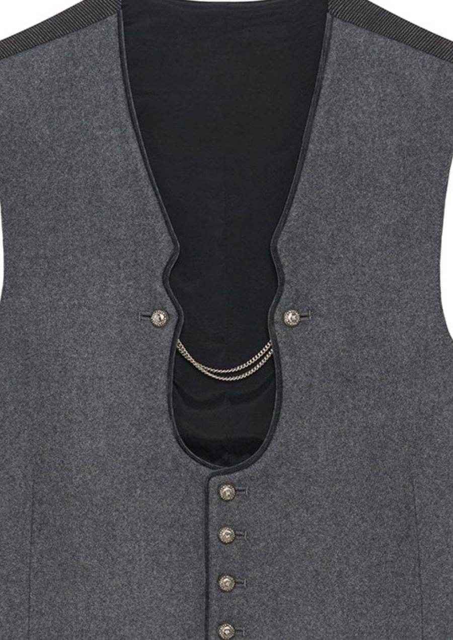 Herren Trachtenweste aus Leinen mit modernem Design