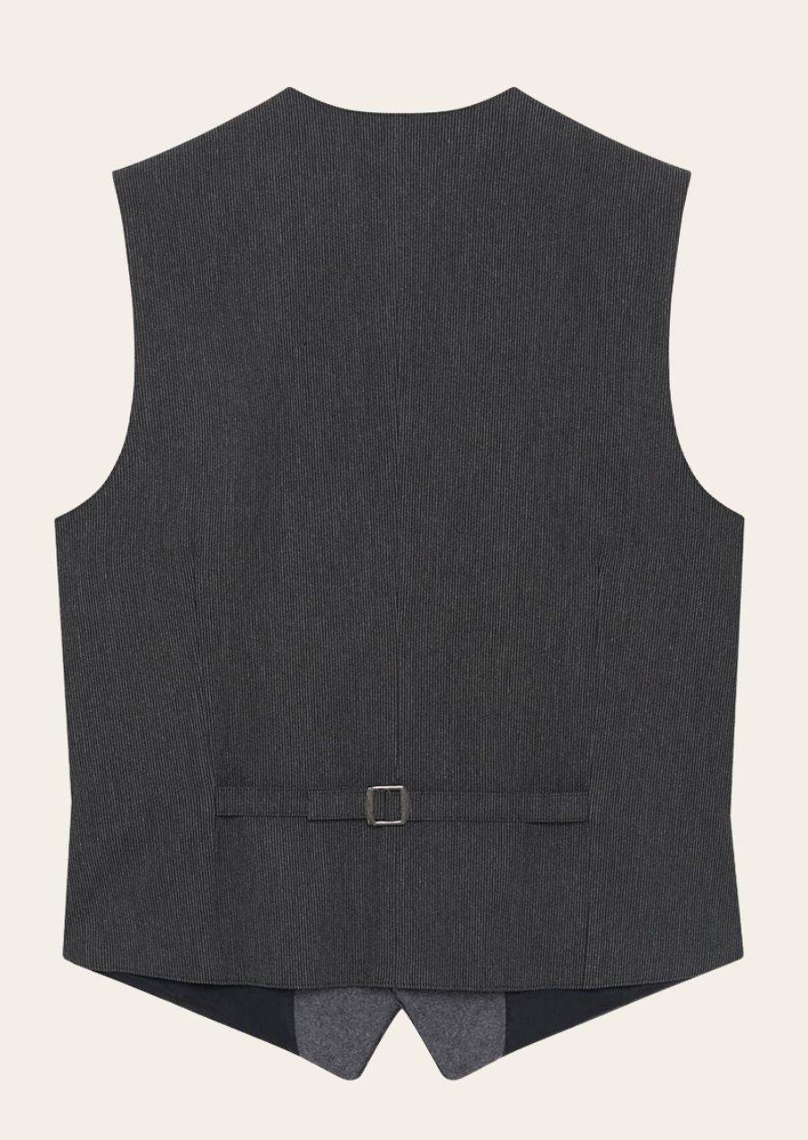 Herrenweste für Trachtenmode aus Leinen mit modernem Design - Lederhose Herren
