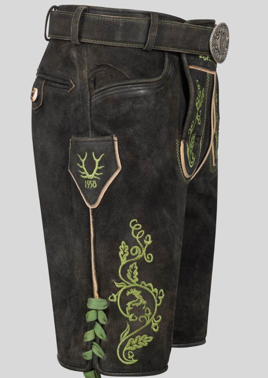 Männer Lederhose für Almabtrieb mit Trachtenflair - Lederhose Herren