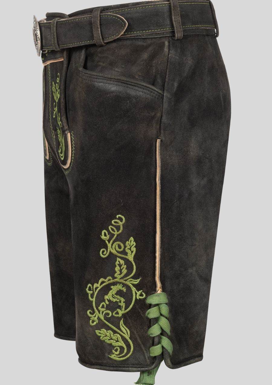 Männer Lederhose für Almabtrieb mit Trachtenflair - Lederhose Herren