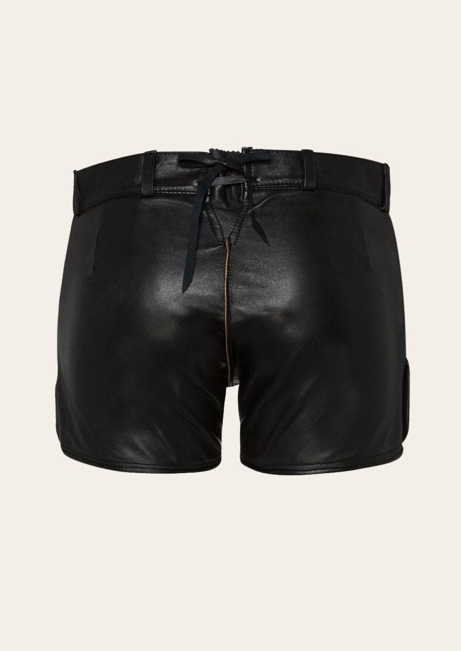 Damen Trachtenhose aus Veloursleder mit Stickmuster - Lederhose Herren