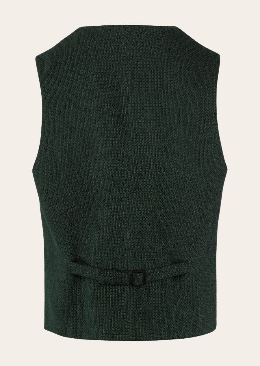 Edle Trachtenweste für Herren mit Knöpfen in Hirschhornoptik - Lederhose Herren