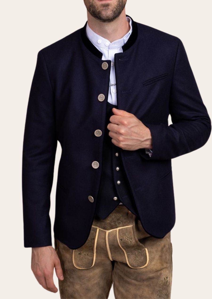 Janker Herren klassisch bayerisch mit traditionellen Farben - Lederhose Herren