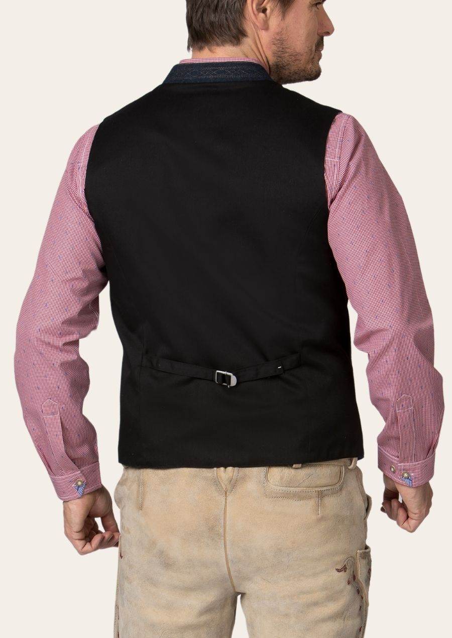 Herren Trachtenweste im Vintage Look für festliche Trachtenmode - Lederhose Herren