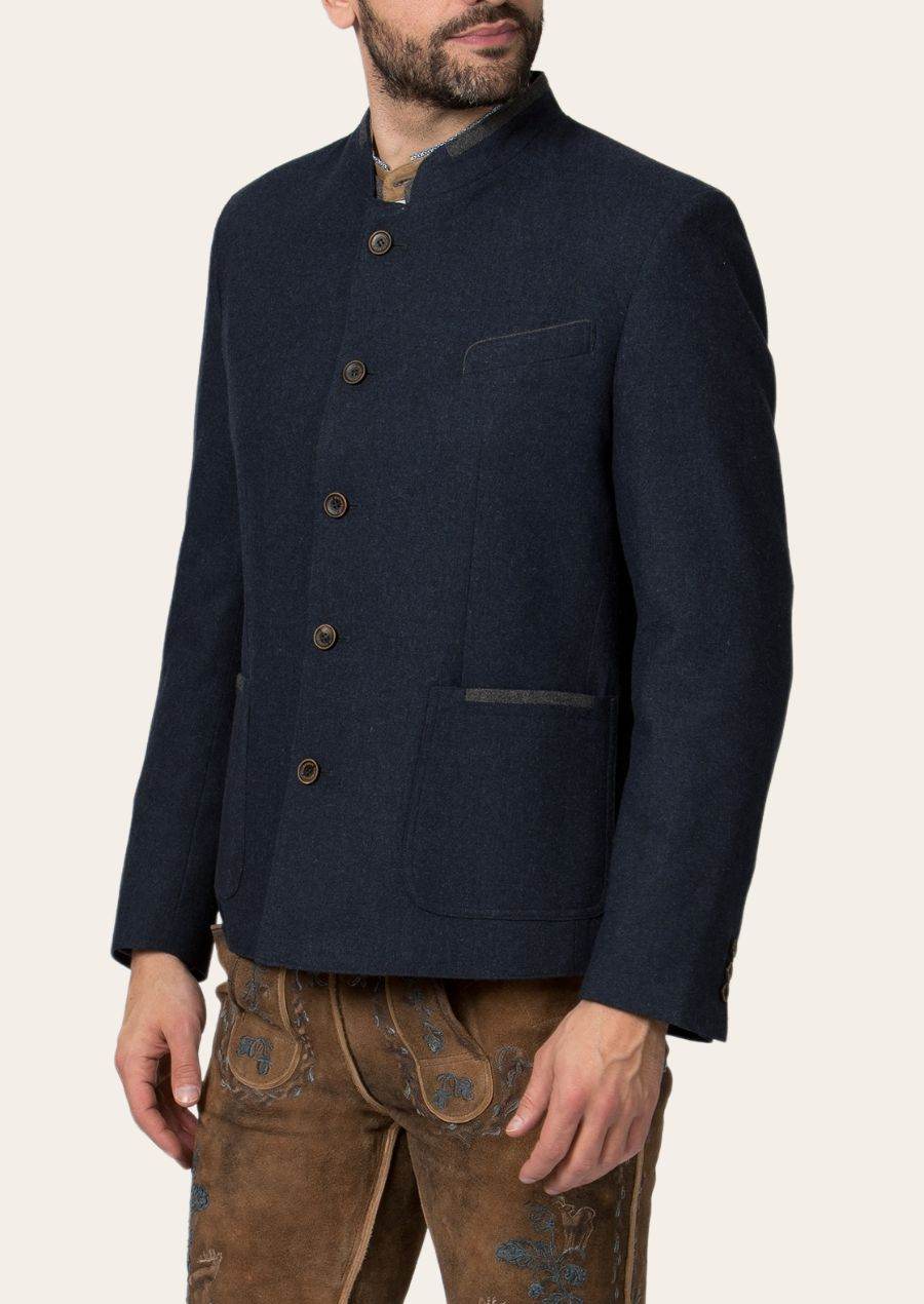 Janker Herren Tracht klassisch mit Knöpfen aus Hirschhorn - Lederhose Herren