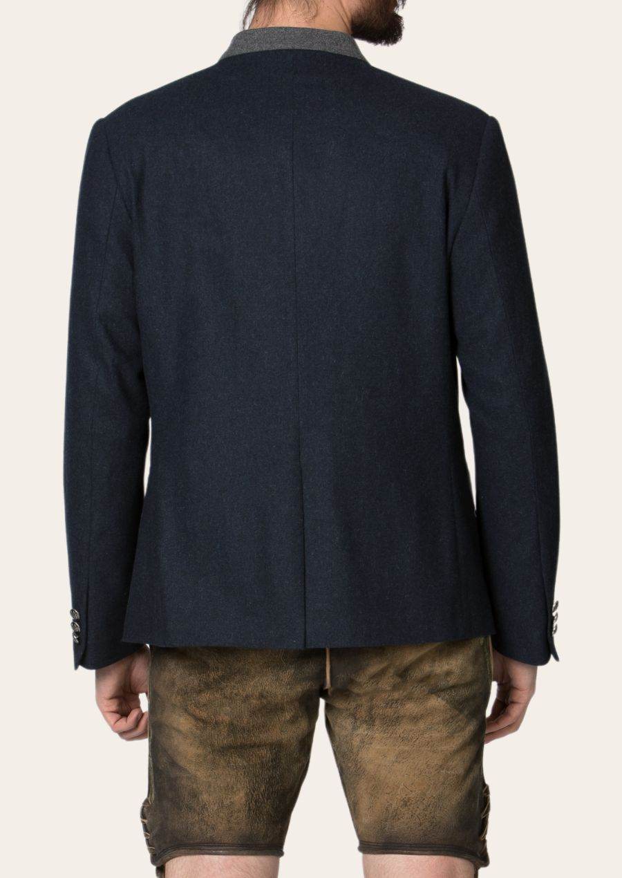 Stehkragenjacke Herren im alpenländischen Heritage Look - Lederhose Herren