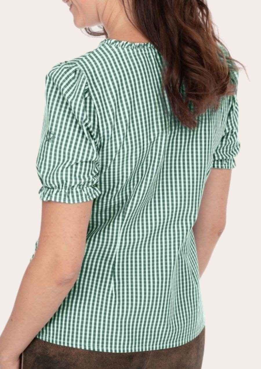 Damen Trachten Shirt figurbetont zur Lederhose