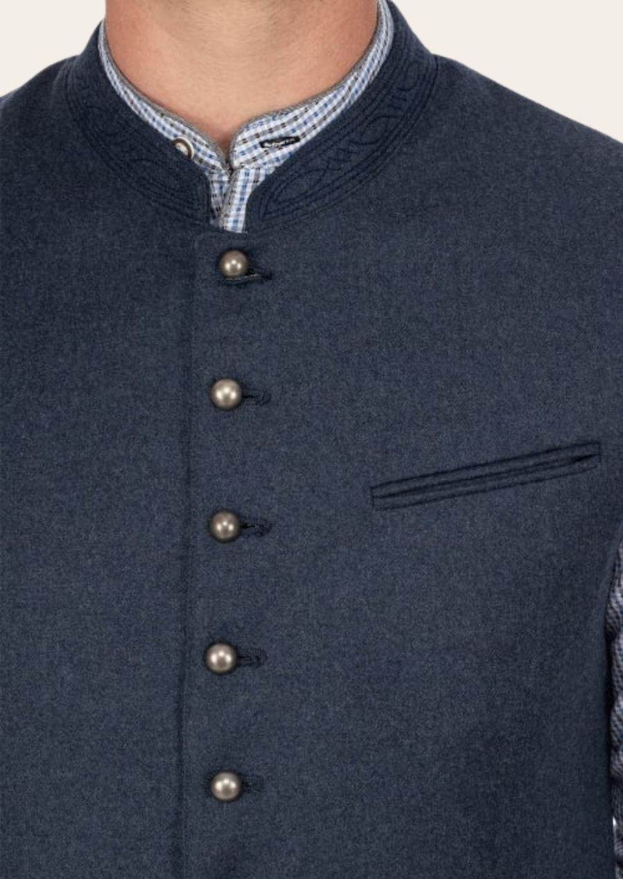 Bayerische Trachtenweste für Herren im traditionellen Landhausstil - Lederhose Herren