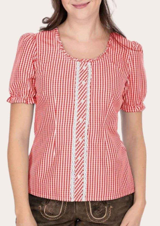Wiesn Shirt Damen mit Print für Trachtenoutfits