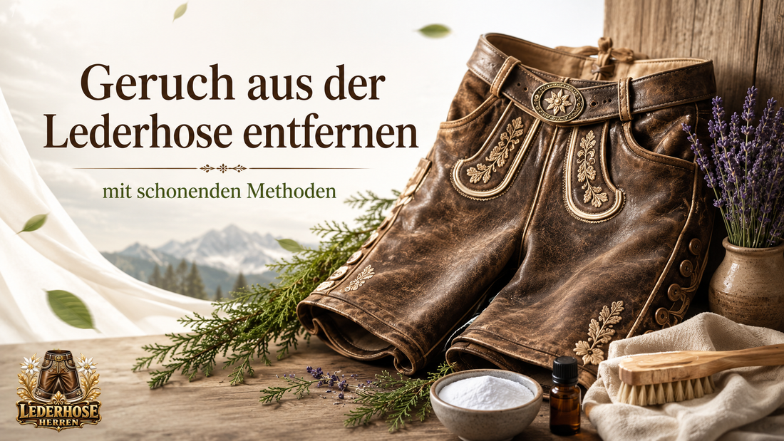 Geruch aus der Lederhose entfernen mit schonenden Methoden