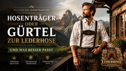 Hosenträger oder Gürtel zur Lederhose und was besser passt