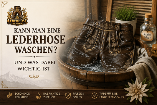 Kann man eine Lederhose waschen und was dabei wichtig ist