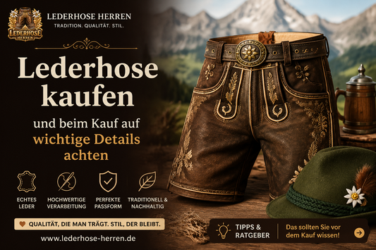 Lederhose kaufen und beim Kauf auf wichtige Details achten