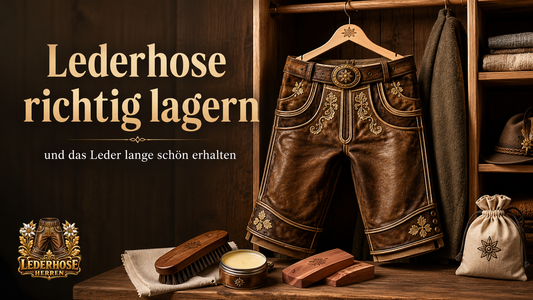 Lederhose richtig lagern und das Leder lange schön erhalten