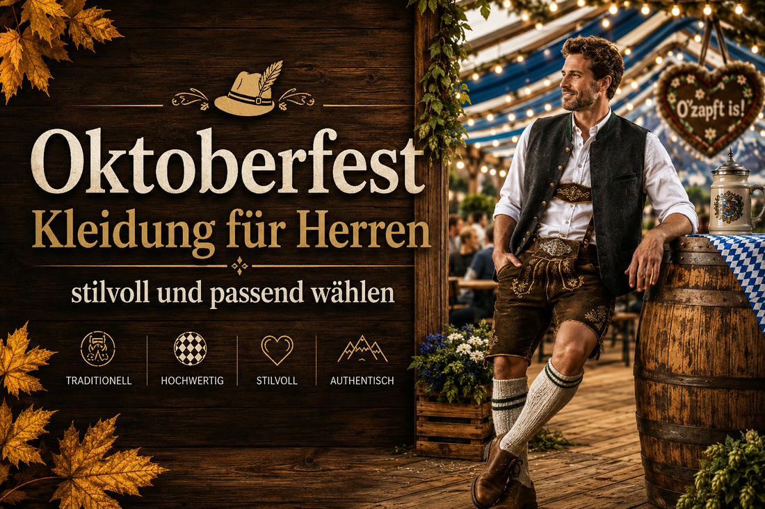 Oktoberfest Kleidung für Herren stilvoll und passend wählen