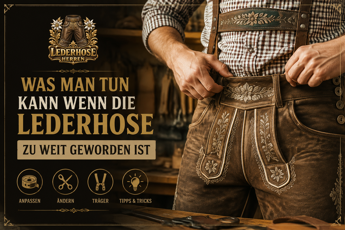 Was man tun kann wenn die Lederhose zu weit geworden ist