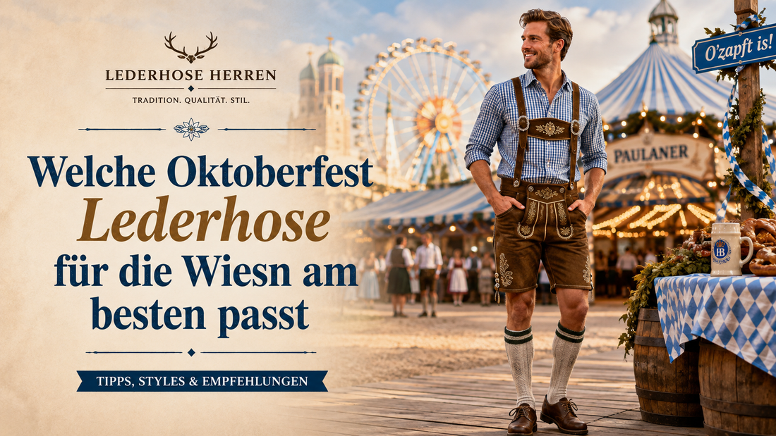 Welche Oktoberfest Lederhose für die Wiesn am besten passt