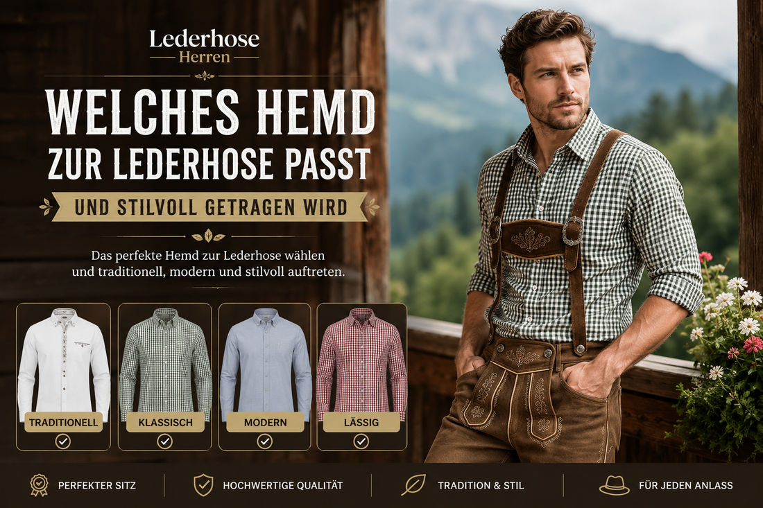 Welches Hemd zur Lederhose passt und stilvoll getragen wird