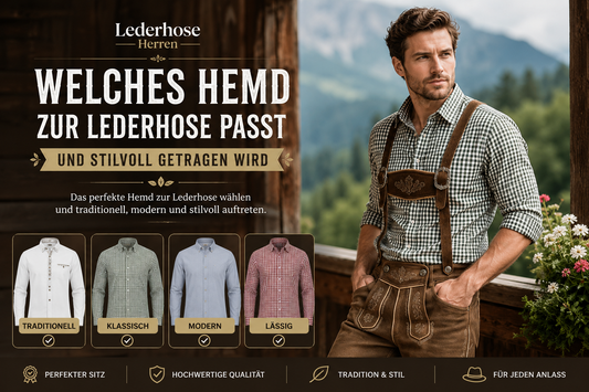 Welches Hemd zur Lederhose passt und stilvoll getragen wird