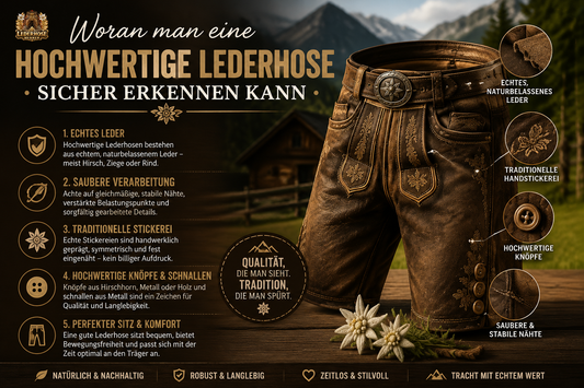 Welches Leder eignet sich am besten für echte Lederhosen