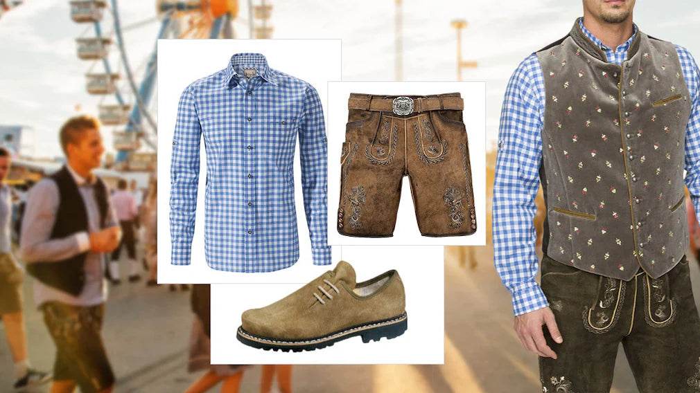 Oktoberfest Outfit Herren - Lederhose Herren