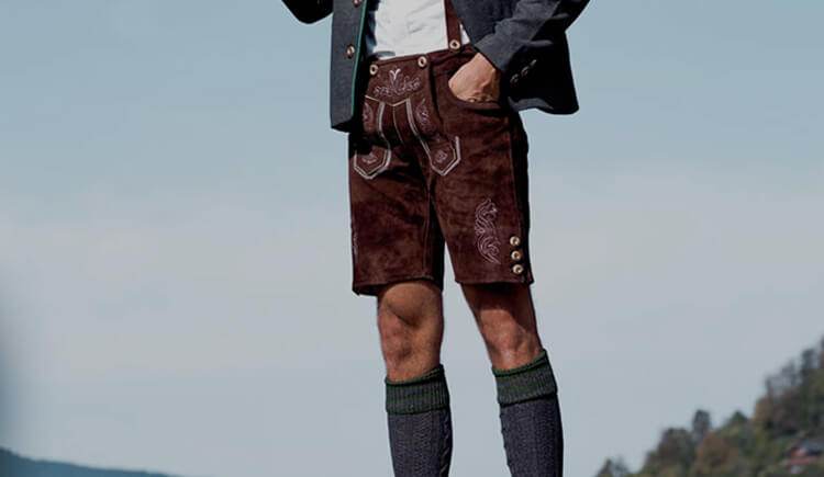 Kurze Lederhosen - Lederhose Herren