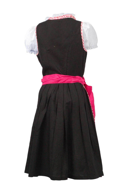 Dirndl für Damen mit dezentem Muster und farblich passender Schürze - Lederhose Herren