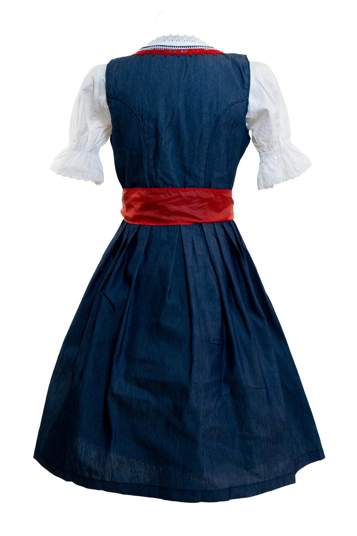 Dirndl mit Spitzenschürze für Damen in sanften Farben und Muster - Lederhose Herren