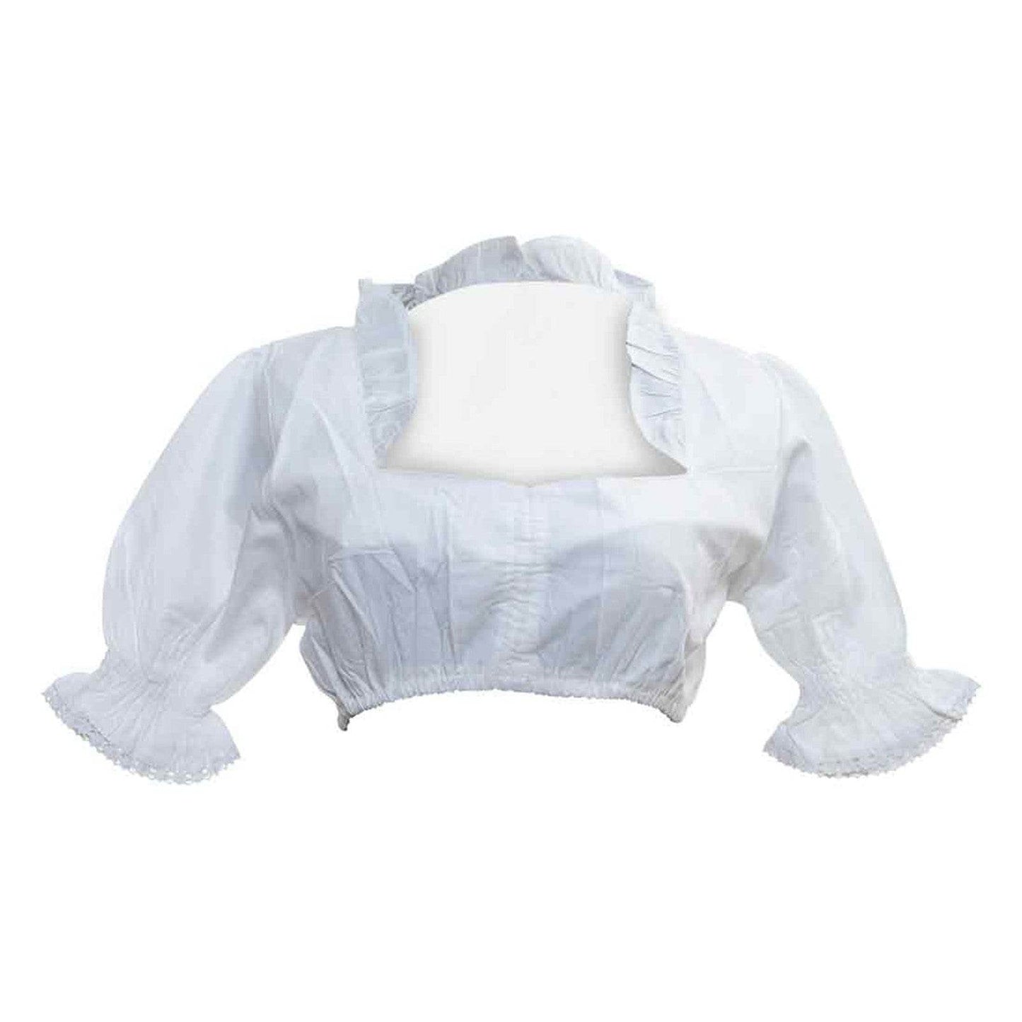 Weiße Dirndl Blusen Damen – Klassisch & hochwertig - Lederhose Herren