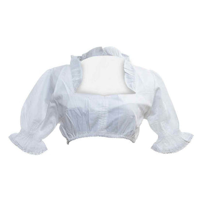 Weiße Dirndl Blusen Damen – Klassisch & hochwertig - Lederhose Herren